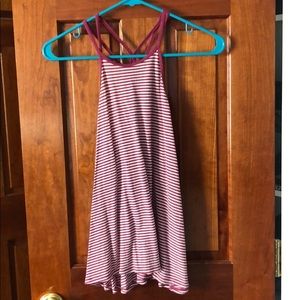 Hollister Pink Striped tank top
